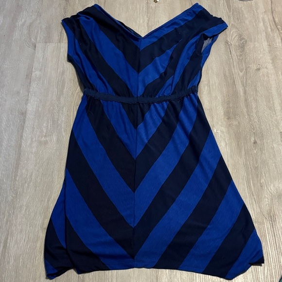 Dresses & Skirts - Christine Navy and Blue Dress